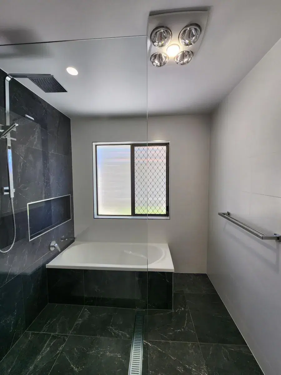 Contemporary bathroom renovation in Carseldine
