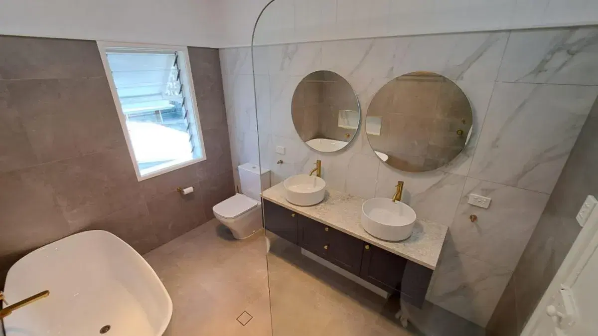 Completed bathroom renovation in Brisbane — project image 386
