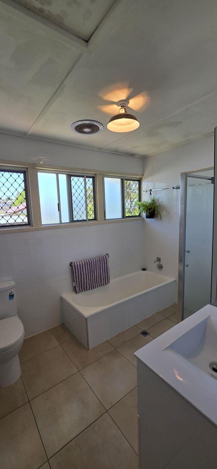 Original Inala bath and toilet below the window