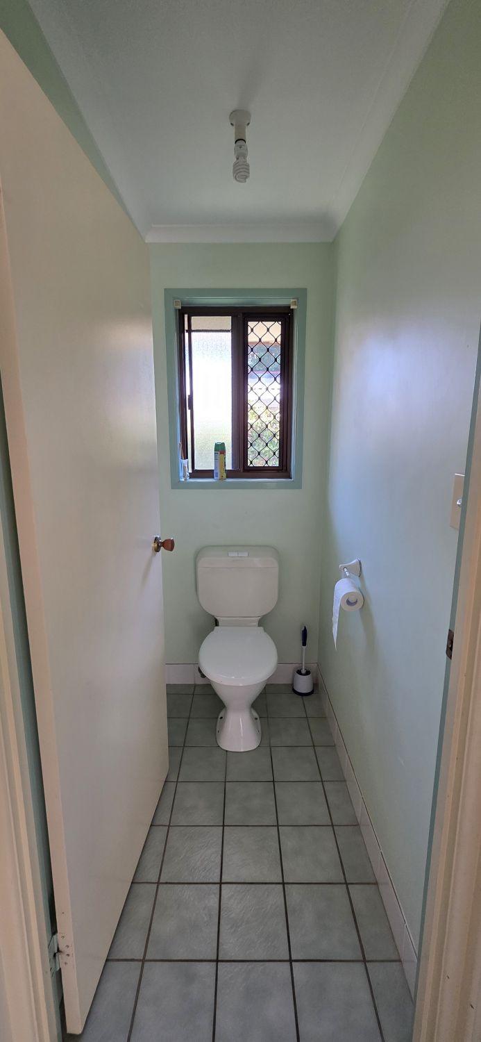Separate Karana Downs toilet before renovation