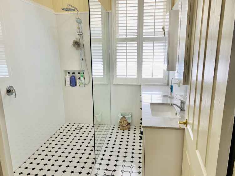 Queenslander Bathroom Renovation - New Shower