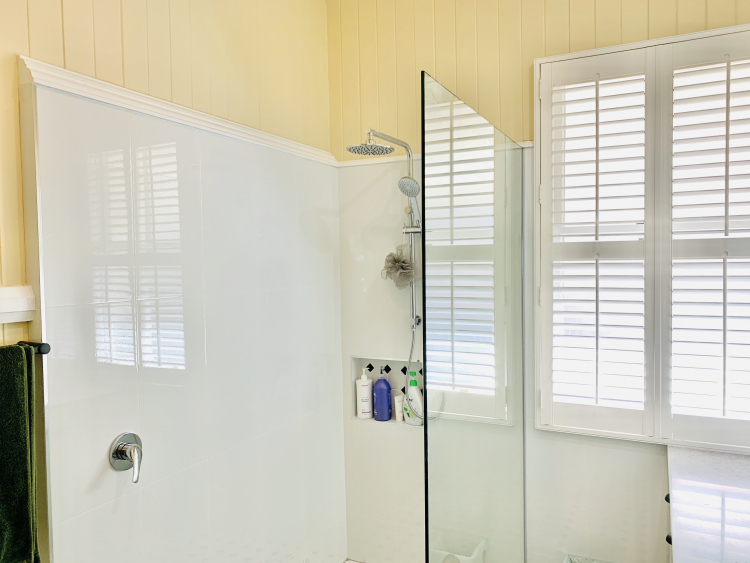 Queenslander Bathroom Renovation - Frame-less Shower Screen